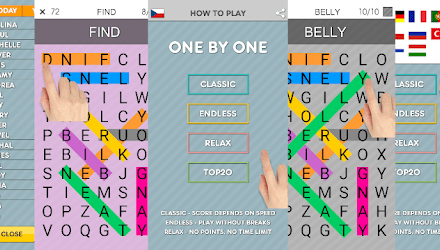 One By One – Multilingual Word Search